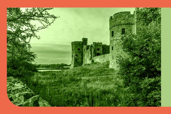 A view towards the Carew estuary between a dry stone wall and the ruins of Carew Castle, Pembrokeshire, UK. (Dreamstime) A view towards the Carew estuary between a dry stone wall and the ruins of Carew Castle, Pembrokeshire, UK. (Dreamstime)
