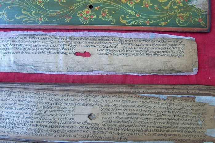 The Cullavagga manuscript written in Sinhalese Pali: AI assists historians mapping connections between texts in various languages (Image by Alamy) An old manuscript with writing on it