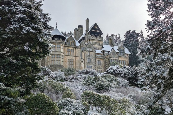National Trust property, Cragside in the snow. National Trust property, Cragside in the snow.