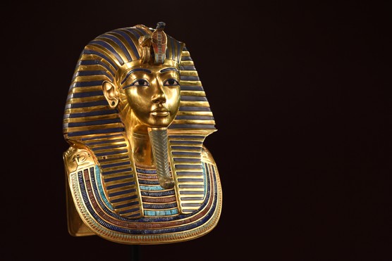 The burial mask of Tutankhamun. From the moment Howard Carter discovered Tutankhamun’s tomb in The Valley of Kings in 1922, rumours swirled that a curse would fall on those who disturbed the Boy King's eternal slumber. (Photo by Hannes Magerstaedt/Getty Images)