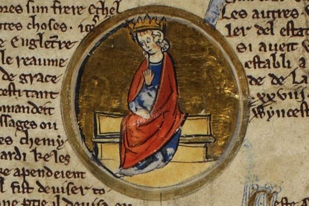 Painting of Alfred the Great
