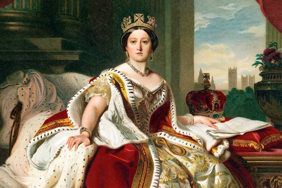 Queen Victoria in her coronation robes. (Image by Alamy) Queen Victoria in her coronation robes.