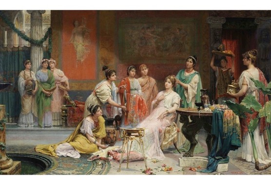 Toilette of a Roman Lady. Found in the collection of Museo del Prado, Madrid. (Photo by Fine Art Images/Heritage Images/Getty Images)