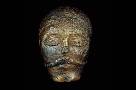 Iron Age bronze head