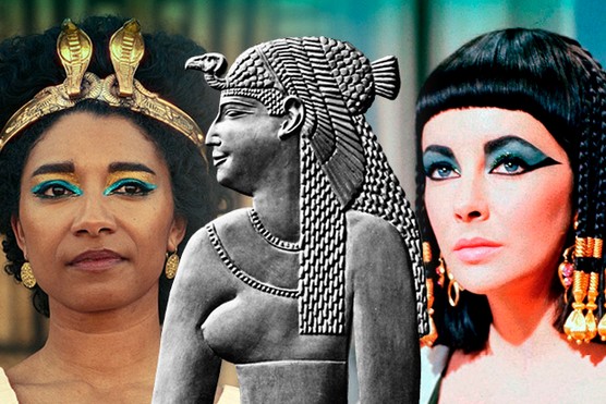 What did Cleopatra really look like? Composite image of depictions of Queen Cleopatra