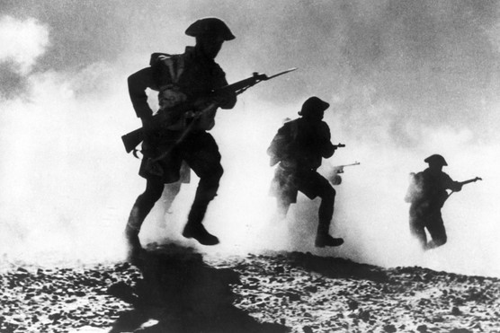El Alamein battle in the Libyan desert, c1942. (Photo by Keystone-France/Gamma-Keystone via Getty Images)