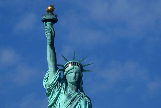 The Statue of Liberty in New York. (Photo by Gary Hershorn/Getty Images)