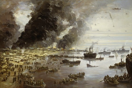 Charles Cundall’s painting ‘The Withdrawal From Dunkirk, June 1940’