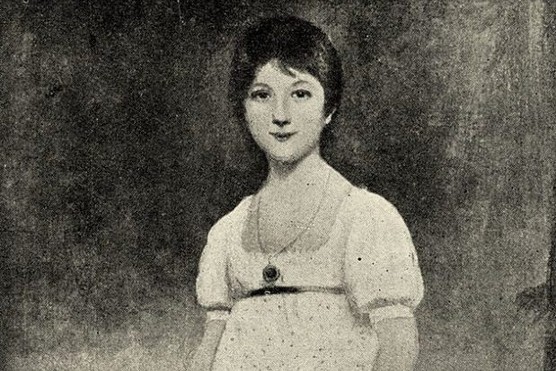Portrait of Jane Austen as a young woman.