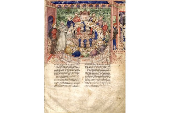 The Knights of the Round (Miniature from La Quête du Saint Graal et la Mort d'Arthus), c1220. Found in the collection of the Bibliothèque Nationale de France. (Photo by Fine Art Images/Heritage Images/Getty Images) The Knights of the Round (Miniature from La Quête du Saint Graal et la Mort d'Arthus), c1220. Found in the collection of the Bibliothèque Nationale de France. (Photo by Fine Art Images/Heritage Images/Getty Images)