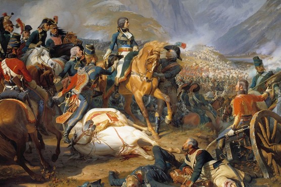 Napoleon Bonaparte at the Battle of Rivoli