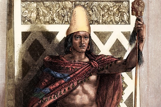 Emperor Moctezuma Emperor Moctezuma II, ruler of the Aztec Empire at the height of its power. His reign oversaw a flourishing capital at Tenochtitlan and an expansive tribute system, but it ended abruptly with the arrival of Spanish conquistadors in 1519.