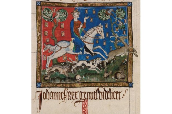 King John hunting on horseback, 14th century. (Photo by Fine Art Images/Heritage Images/Getty Images) King John hunting on horseback, 14th century. (Photo by Fine Art Images/Heritage Images/Getty Images)
