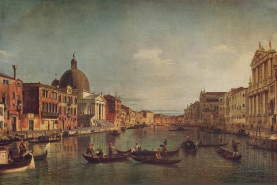 A Painting of The Grand Canal in Venice