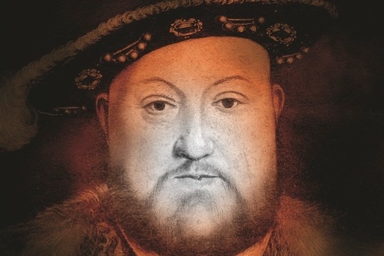 Henry's VIII final years were marked by ill-health and disability (Photo by Getty Images) Closeup of Henry VIII's face