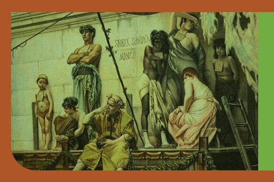 Slave markets – as shown in this engraving – were a staple of most Roman towns (Image by Alamy) Slave markets – as shown in this engraving – were a staple of most Roman towns (Image by Alamy)