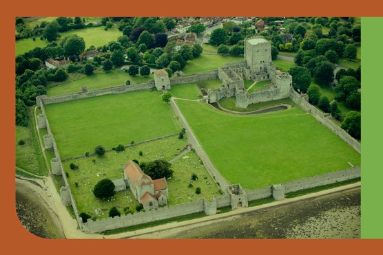 Portchester Castle in Hampshire was intended as a coastal defence against raiders. (Photo by Getty Images) Portchester Castle in Hampshire was intended as a coastal defence against raiders. (Photo by Getty Images)