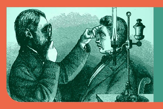 The opthalmoscope revolutionised ophthalmology, allowing physicians to examine the inside of the human eye. (Image by Getty Images)