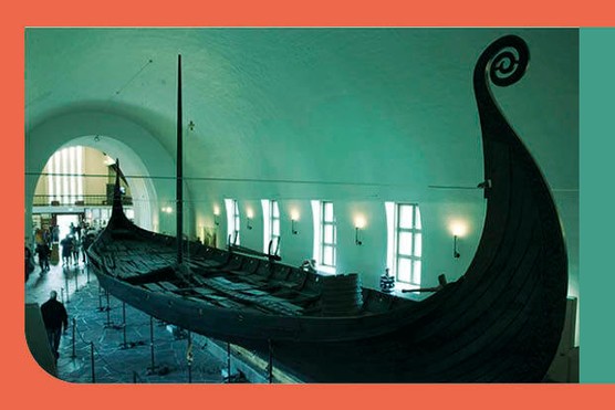 The Oseberg ship from around AD 820 is one of the most well- preserved Viking ships ever excavated (Photo by Noe Falk Nielsen/NurPhoto via Getty Images)