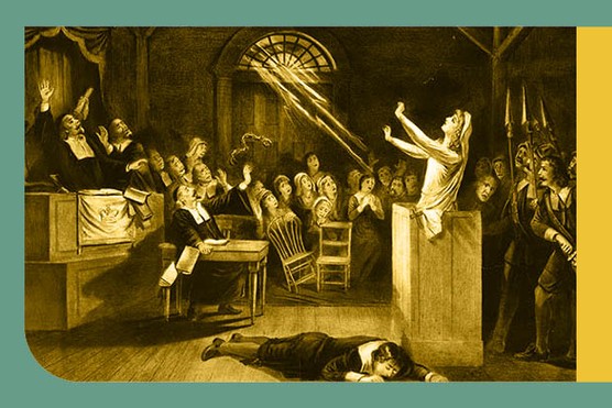 A scene from the Salem witch trials, depicted in a 19th-century lithograph. How two girls’ accusations of witchcraft escalated into one of the darkest episodes in early American history has long puzzled historians. (Image by Alamy) A scene from the Salem witch trials, depicted in a 19th-century lithograph. How two girls’ accusations of witchcraft escalated into one of the darkest episodes in early American history has long puzzled historians. (Image by Alamy)