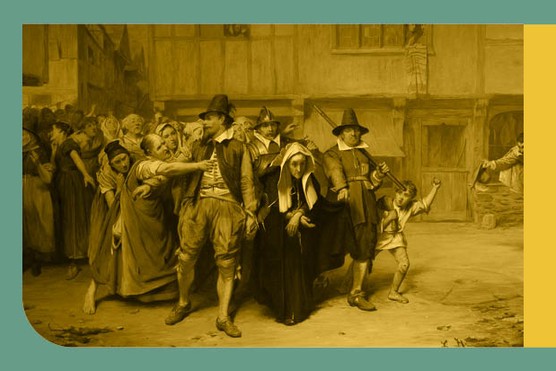 An 1866 painting imagines a suspected ‘witch’ being led away from a braying mob during the 17th century (Photo by WAVE: The Museums, Galleries and Archives of Wolverhampton/Getty Images) An 1866 painting imagines a suspected ‘witch’ being led away from a braying mob during the 17th century (Photo by WAVE: The Museums, Galleries and Archives of Wolverhampton/Getty Images)