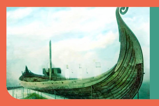 The Oseberg ship at the Viking Ship Museum in Oslo, Norway. (Photo by: Carl Simon/United Archives/UIG via Getty Images)