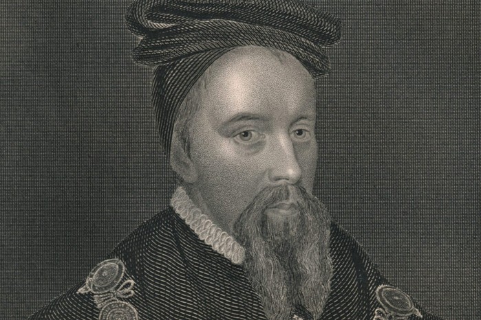 Northern magnate Thomas Stanley, who married Margaret Beaufort in 1472, shown in an engraving of a Holbein portrait. Having opposed Richard III, he and his family played a key role in bringing Henry to the throne (Image by Topfoto) A painting of a pan with a long, narrow build and a hat on his head