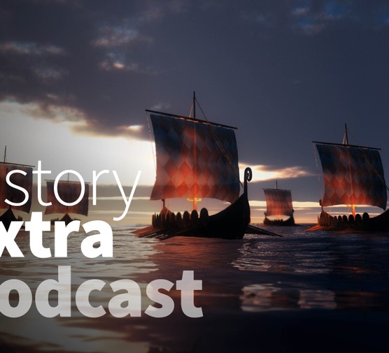 Viking ships sailing towards unknown land. (Photo by Getty Images)