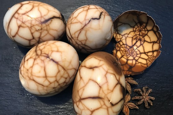 Chinese tea eggs (Picture by Sam Nott)