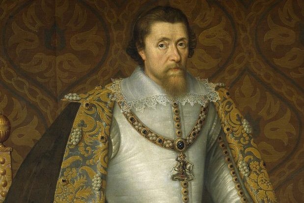 Portrait of James I