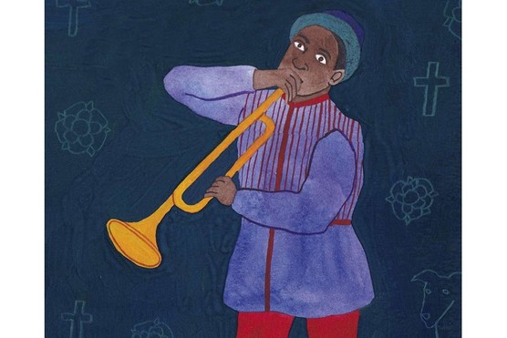 John Blanke. (Illustration: Rose Wilkinson for BBC History Magazine)