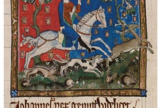 King John hunting on horseback, 14th century. The contention that his badness was a later invention simply doesn't stack up, argues Marc Morris. (Photo by Fine Art Images/Heritage Images/Getty Images) King John hunting on horseback