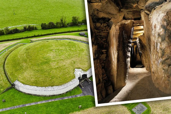 Newgrange, a prehistoric monument in the Boyne Valley of eastern Ireland