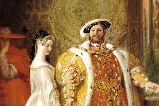 live-like-tudor This 1835 painting by Daniel Maclise imagines the first meeting between Henry VIII and Anne Boleyn. Their relationship would set in motion a political and religious upheaval — leading to England’s break with Rome and Anne’s eventual rise and tragic fall as queen.