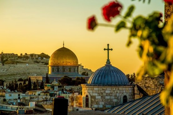 Holy sites of multiple religions stud Jerusalem’s skyline, including the Dome of the Rock (Photo by KiyechkaSo/Shutterstock)