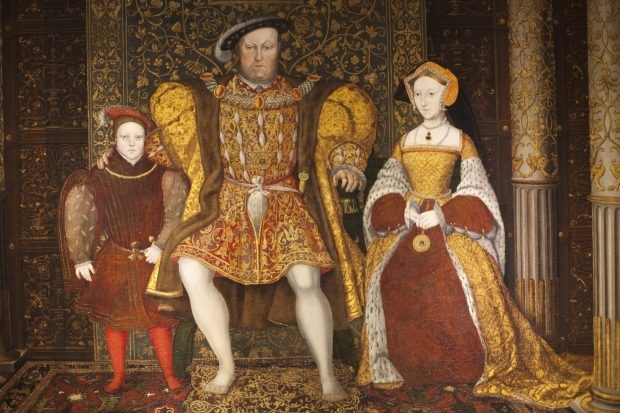 Portrait of King Henry VIII, Jane Seymour and Prince Edward. (Photo by Getty Images) Portrait of King Henry VIII, Jane Seymour and Prince Edward. (Photo by Getty Images)