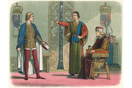 An 1864 illustration depicts King Henry VI and the Dukes of York and Somerset, after York's return from Ireland in 1450. Artist James William Edmund Doyle. (Photo by The Print Collector/Getty Images) An 1864 illustration depicts King Henry VI and the Dukes of York and Somerset, after York's return from Ireland in 1450. Artist James William Edmund Doyle. (Photo by The Print Collector/Getty Images)