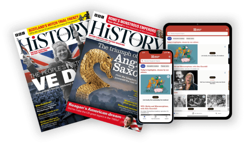 Header image Image showing two magazine covers and the mobile and tablet app