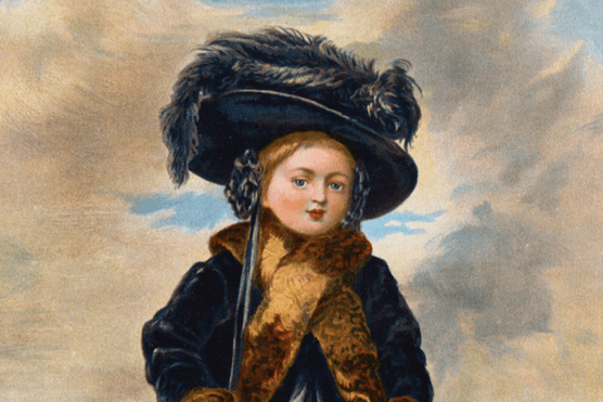 The future Queen Victoria, aged four The future Queen Victoria, aged four