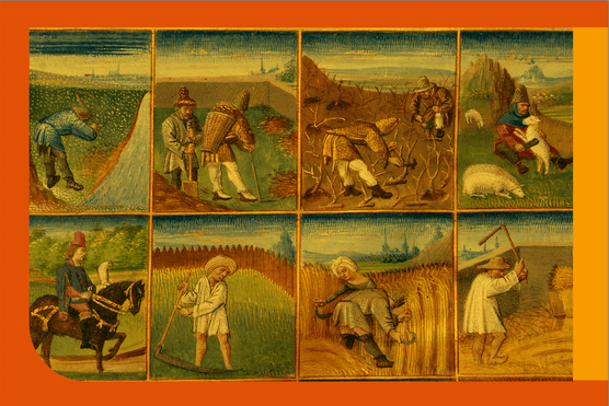 Calendars of the twelve months (Photo by Leemage/Corbis via Getty Images)